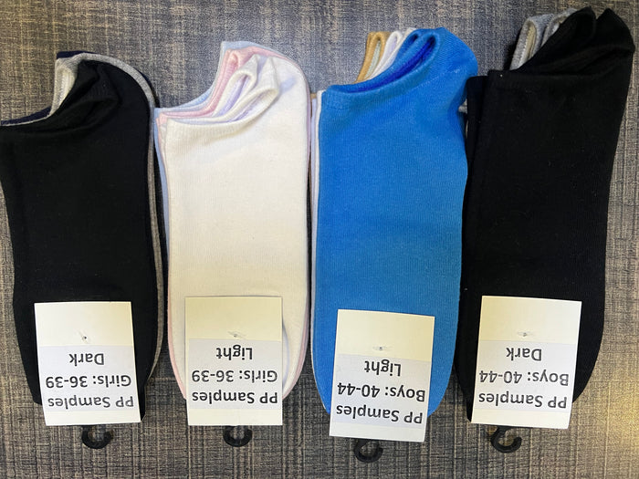 100%Cotton Women's Socks 3 Pairs(Dark)