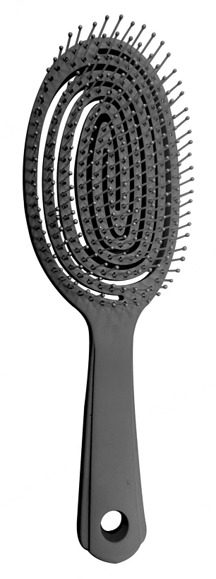 Vented Hair Brush (Black)