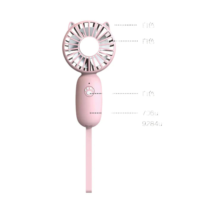 500 mAh Handheld Mini Fan