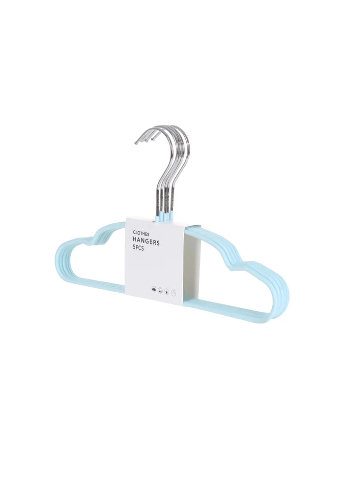 Children's Matte Non Slip Clothes Hangers (5 Pack)