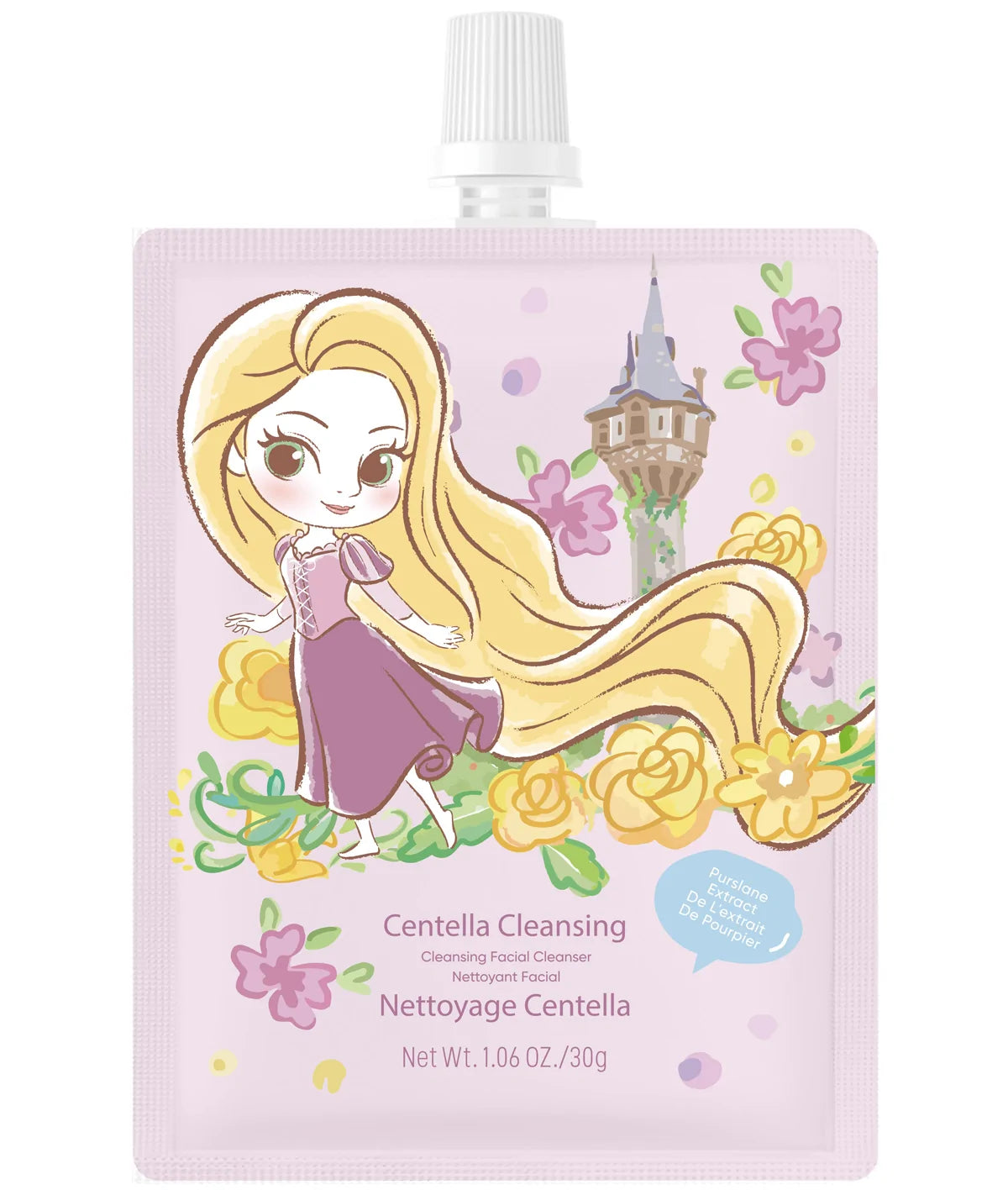 Disney Princess Collection Bagged Facial Cleanser(Rapunzel)