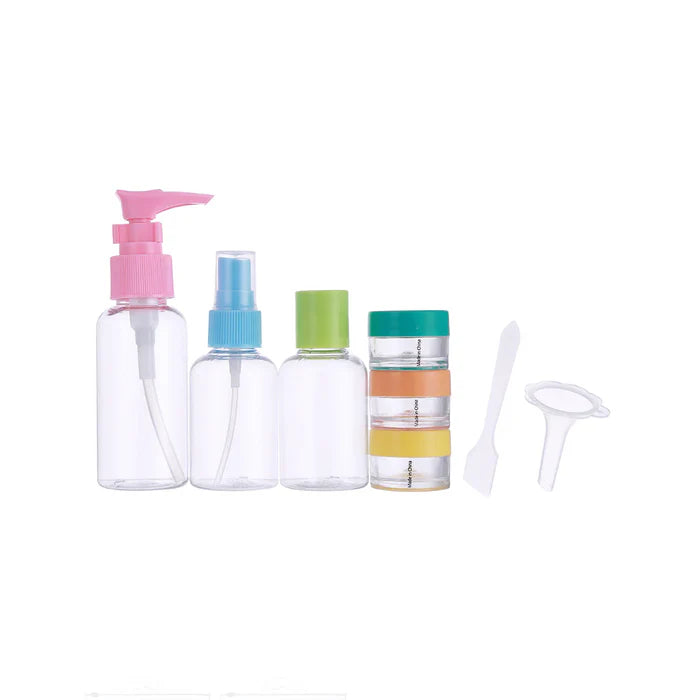 8-pieces Colorful Traveling Bottle Set