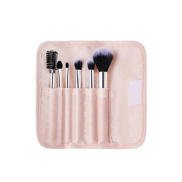 Makeup brush set,coral orange