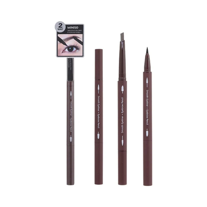 Smooth Eyeliner + Eyebrow Pencil( Dark  Brown)